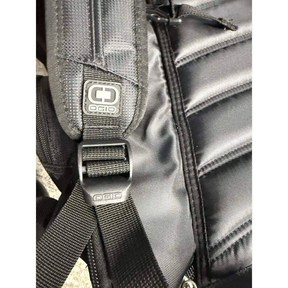 OGIO Metro Computer Laptop Backpack, Black AB Embroidery NWOT